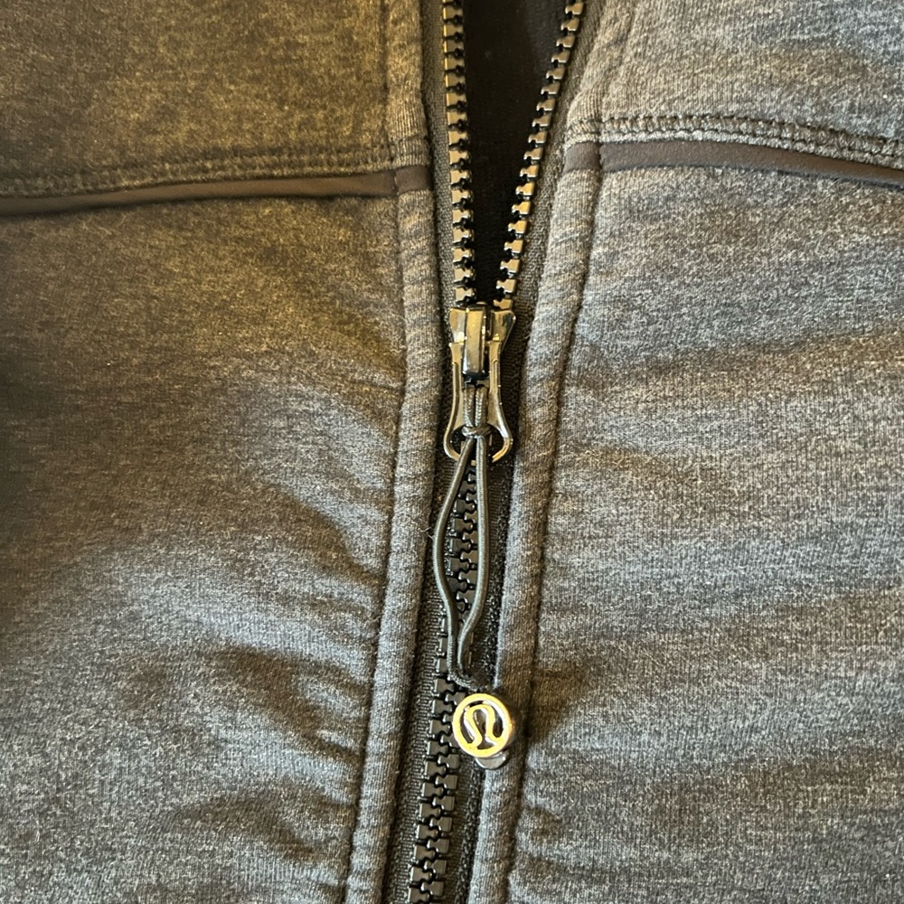 Lululemon, grey zip-up jacket
